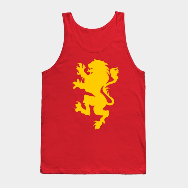 Narnia Flag (Lion Only) Tank Top by C E Richards